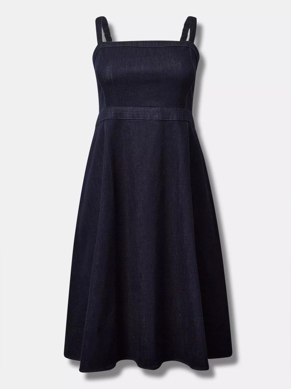 Torrid Studio Dress Womens 16 Denim A Line Midi New